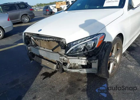 2015 Mercedes-Benz C 300 Sport 4Matic from USA, damaged, VIN 55SWF4KB3FU030407